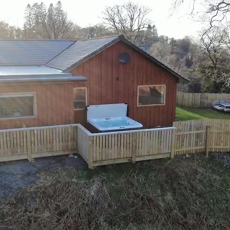 Hot Tub Lodge With Stunning View Taynuilt Exterior photo